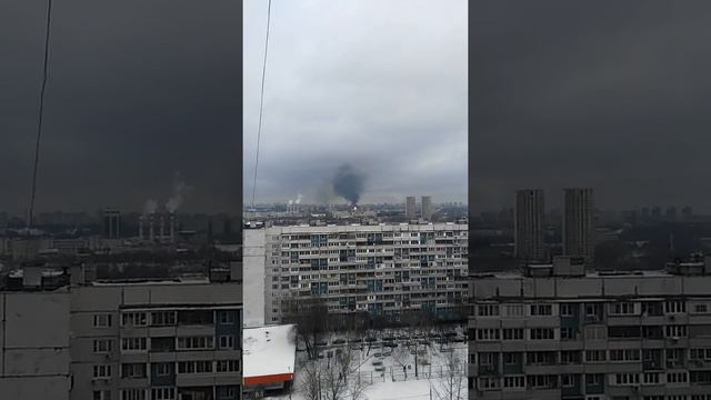 Пожар в Тушино огонь выше домов смотреть онлайн