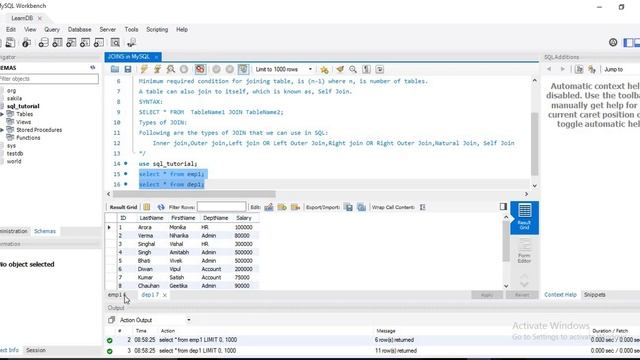 Introduction to JOIN in MySQL смотреть онлайн