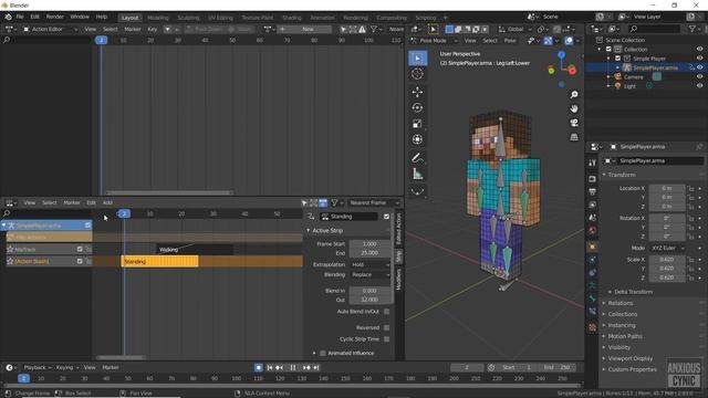 How to Use ACTIONS & RE-USE Keyframes in Future Projects - Blender Tutorial смотреть онлайн