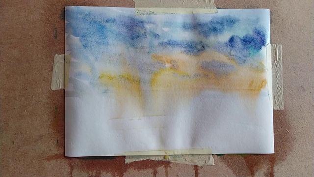 Живопис. Техніка"по-вологому"в акварелі. смотреть онлайн