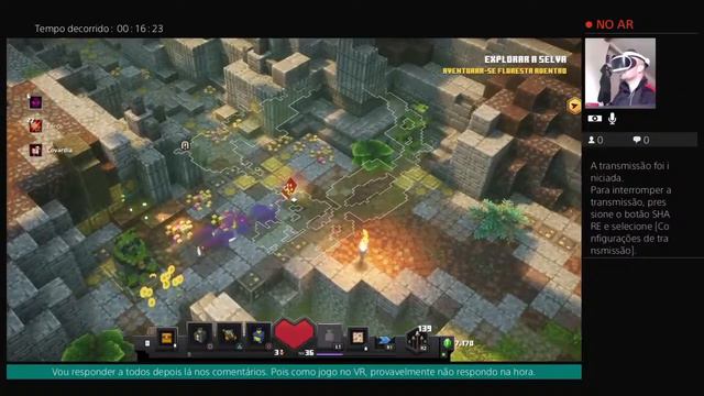 MINECRAFT DUNGEONS, no PS VR do PS4. 0009 смотреть онлайн