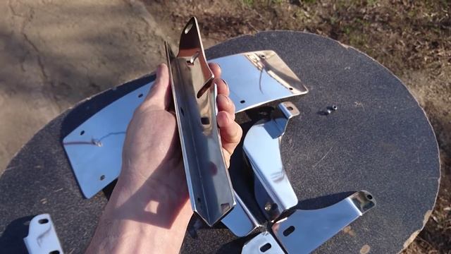 Крепёж ветрового стёкла "Yamaha dragstar - 1100". Ручная работа - НЕРЖАВЕЙКА! смотреть онлайн