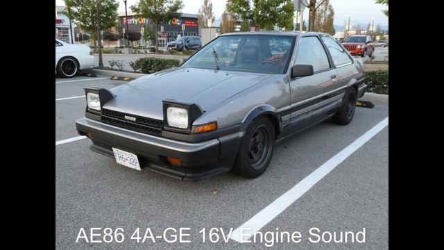 AE86 16V 4A-GE Blue Top Engine Sound смотреть онлайн