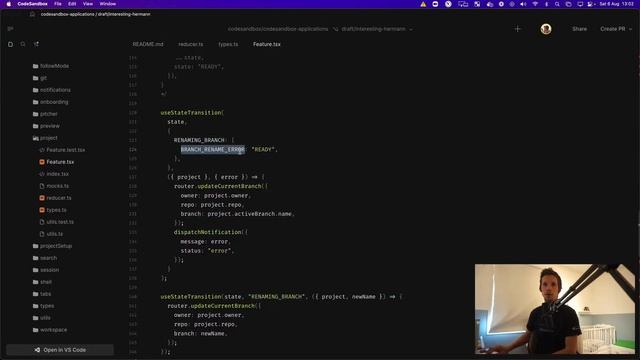 CodeSandbox Projects - react-states and final refactors смотреть онлайн