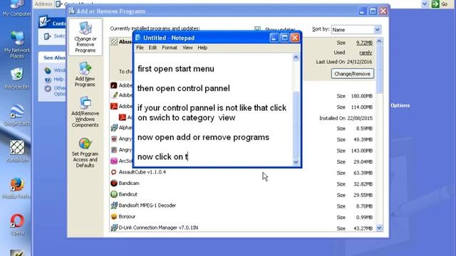 HOW TO UNINSTALL ANY APPLICATION IN WINDOWS XP смотреть онлайн
