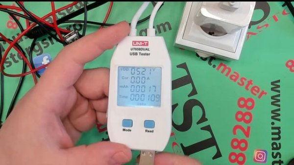 Testare tester usb uni-t ut658dual