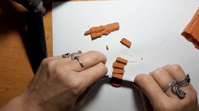 Делаем #кирпичики для #декора и поделок  #поделкисвоимируками #сделайсам #ручнаяработа #творчество