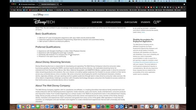Developer Job Descriptions: Disney Associate Android Developer смотреть онлайн
