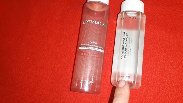 Сравнение мицеллярных вод OPTIMALS  42610 и 34002 ORIFLAME #34002МицеллярнаяВода #42610Мицеллярная