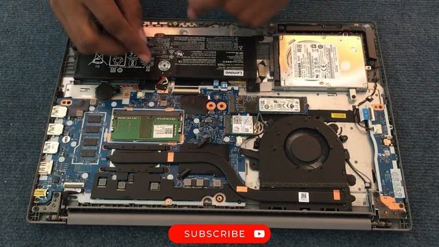 Lenovo IdeaPad 3 15ARE05 M.2 SSD Upgrade | Disassembly