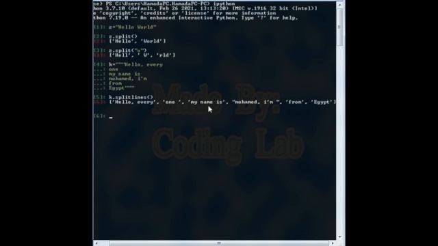 Python lesson 6 : Manipulate strings in python - part 3 смотреть онлайн
