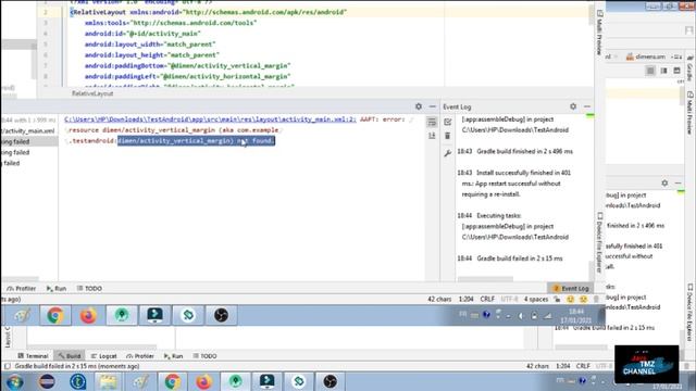aapi error: resource dimen/... not found android смотреть онлайн