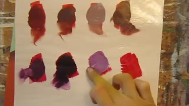 Фиолетовый цвет. Смешиваем краски и получаем ЯРКИЙ фиолетовый цвет смотреть онлайн