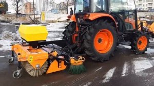 Аренда трактора с щёткой