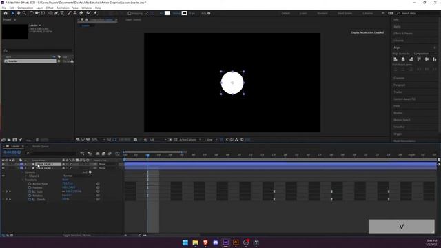 Loading Animation - After Effects SUPER Easy Tutorial смотреть онлайн
