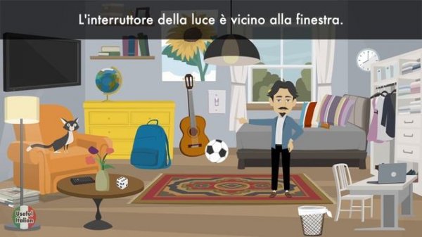 Learn Useful Italian - My room - La mia stanza