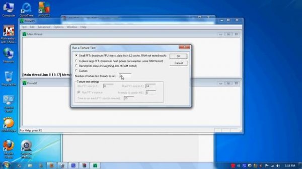 Prime95 CPU Stress Program Full Tutorial