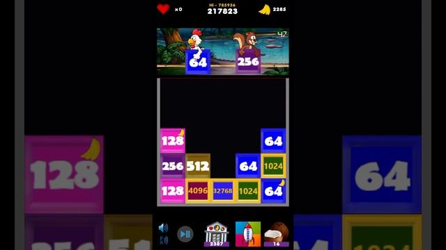 2048 Merge Block game - 2048 Monkey Buster (Double Trouble) смотреть онлайн