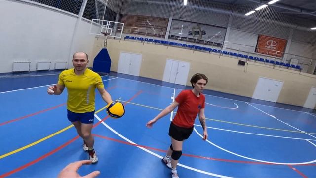 Волейбол от первого лица. FIRST PERSON VOLLEYBALL. Игровая тренировка с ВСЗ. г.Выборг смотреть онлайн