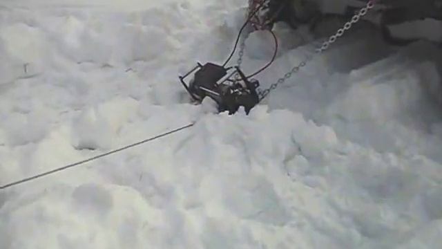 Переносная лебедка 12500 и ГАЗ 3308 смотреть онлайн