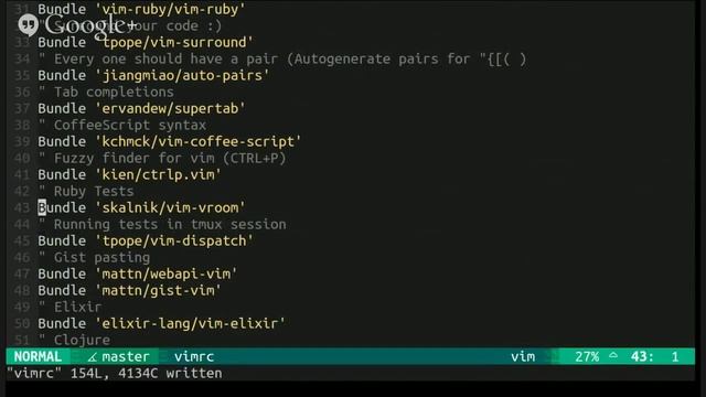 VIM configuration for Ruby on Rails applications смотреть онлайн