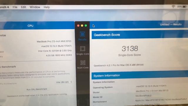 MacBook Air i7 vs MacBook Pro i5 2012 speed comparison смотреть онлайн