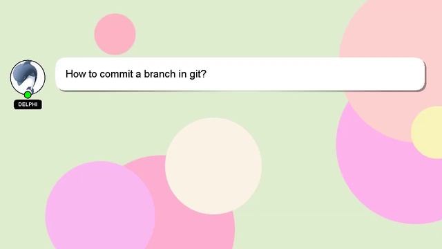 How to commit a branch in git? смотреть онлайн