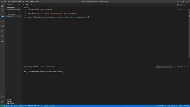 Scrape TikTok In Python смотреть онлайн