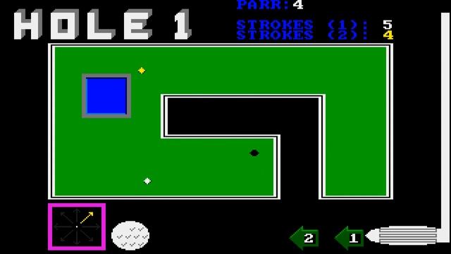 Never Before Seen MS-DOS Game: Mini Golf, made in Quick Basic смотреть онлайн
