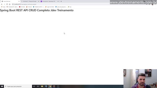 ? Criando a página inicial com Bootstrap ? Formação Spring Boot REST API смотреть онлайн