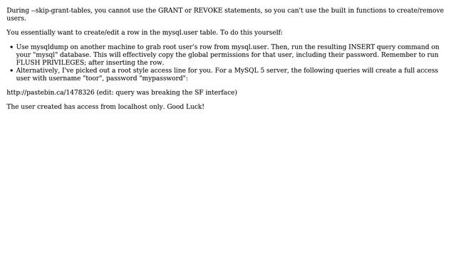 DevOps & SysAdmins: How do I flush EVERYTHING with respect to privileges on mysql? (3 Solutions!!) смотреть онлайн