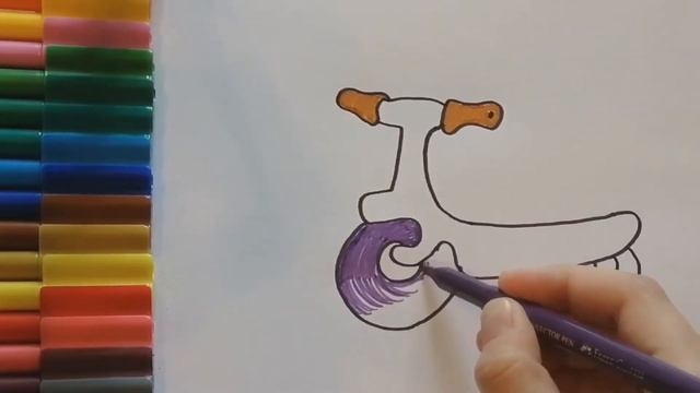 Как нарисовать САМОКАТ/ How to draw a scooter смотреть онлайн