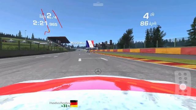 Real Racing 3 / Mercedes-Benz 190E 2.5-16 Evolution II / Circuit de Spa-Francorchamps / Cup смотреть онлайн