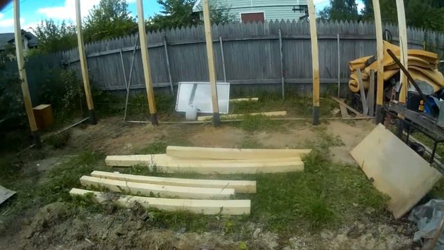 Каркасный гараж. День 2,3 смотреть онлайн