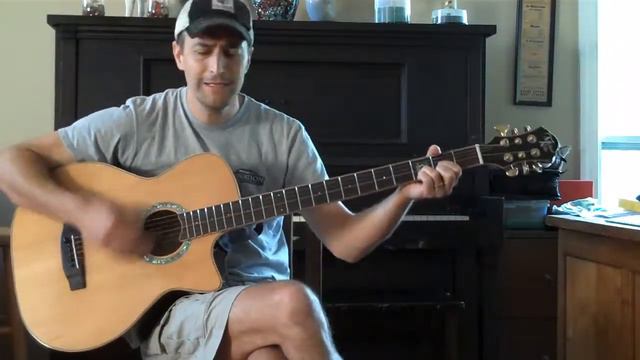 Wagon Wheel (Cover) on Michael Kelly Acoustic Baritone Guitar смотреть онлайн