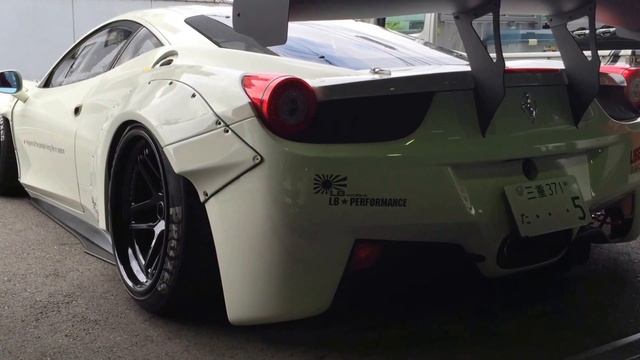 Ferrari 458 italia LB Liberty Walk Custum SOUND!! смотреть онлайн
