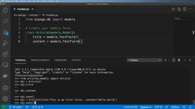 15 writing reading data in python shell python django 3 2 tutorial series givefastlink смотреть онлайн