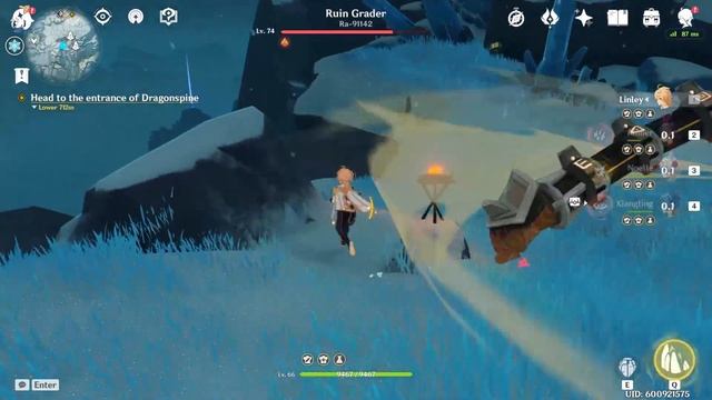 How to EASILY beat Ruin Graders (Dragonspine Ruin Guards) in Genshin Impact - Free to Play Friendly смотреть онлайн