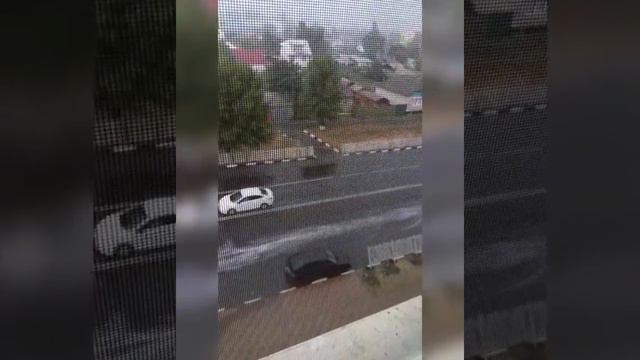 Не большой потоп в городе Лиски 30 июля 2017 год. смотреть онлайн
