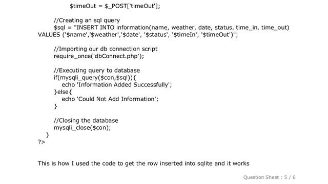 MySQL : Value always return 0 where it should return number of row inserted смотреть онлайн