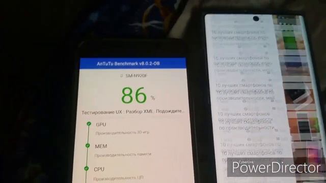 Сравниваем в AnTuTu Samsung Galaxy Note 10 Plus 5G с Note 5.№250 смотреть онлайн
