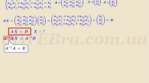 Матричный метод решения систем линейных уравнений, пример