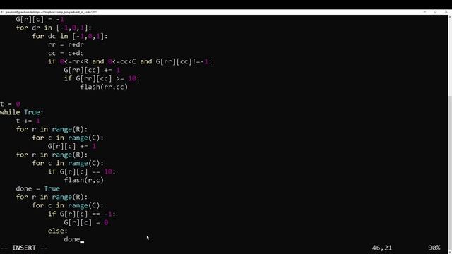 Advent of Code 2021 - Day 11 смотреть онлайн
