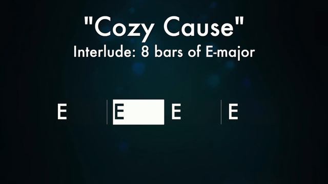 Cozy Cause, backing track for Guitar, E major, 122bpm. Play along and enjoy! смотреть онлайн