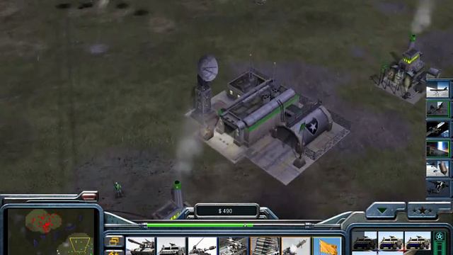 Command & Conquer TM Generals Zero Hour 1 vs 3 hard armies rocky rampage USA смотреть онлайн