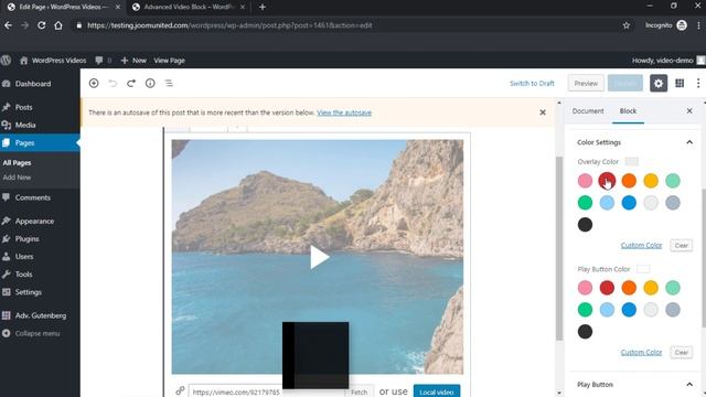 Advanced Video Block for WordPress Gutenberg смотреть онлайн