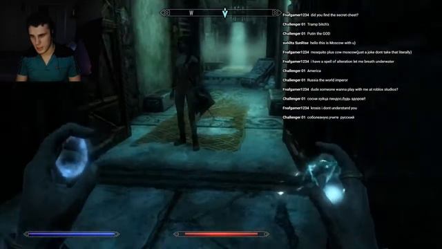 Skyrim SE Pure Mage Livestream! LEGENDARY Difficulty lv33 смотреть онлайн
