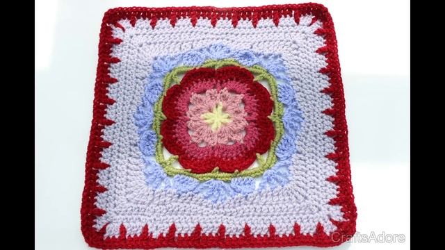 My 'Rose of Avalon' Crochet Blanket Ta-Dah Vlog - Pattern by Helen Shrimpton / Deramores смотреть онлайн