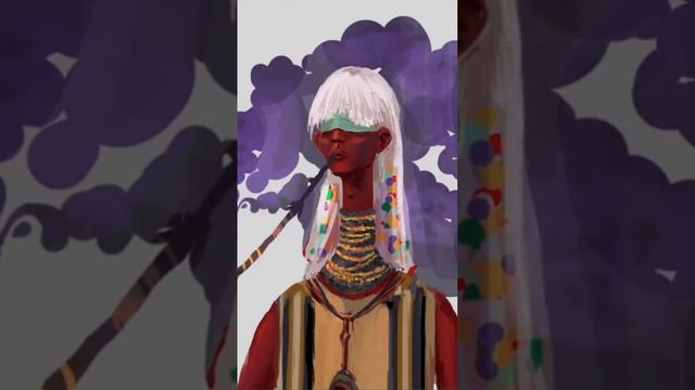 Процесс создания Concept-art от ученицы школы @game4art267 #shorts