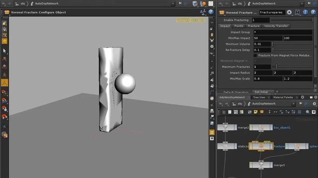 Houdini - Динамика и разрушения. Урок 1 на руском языке смотреть онлайн
